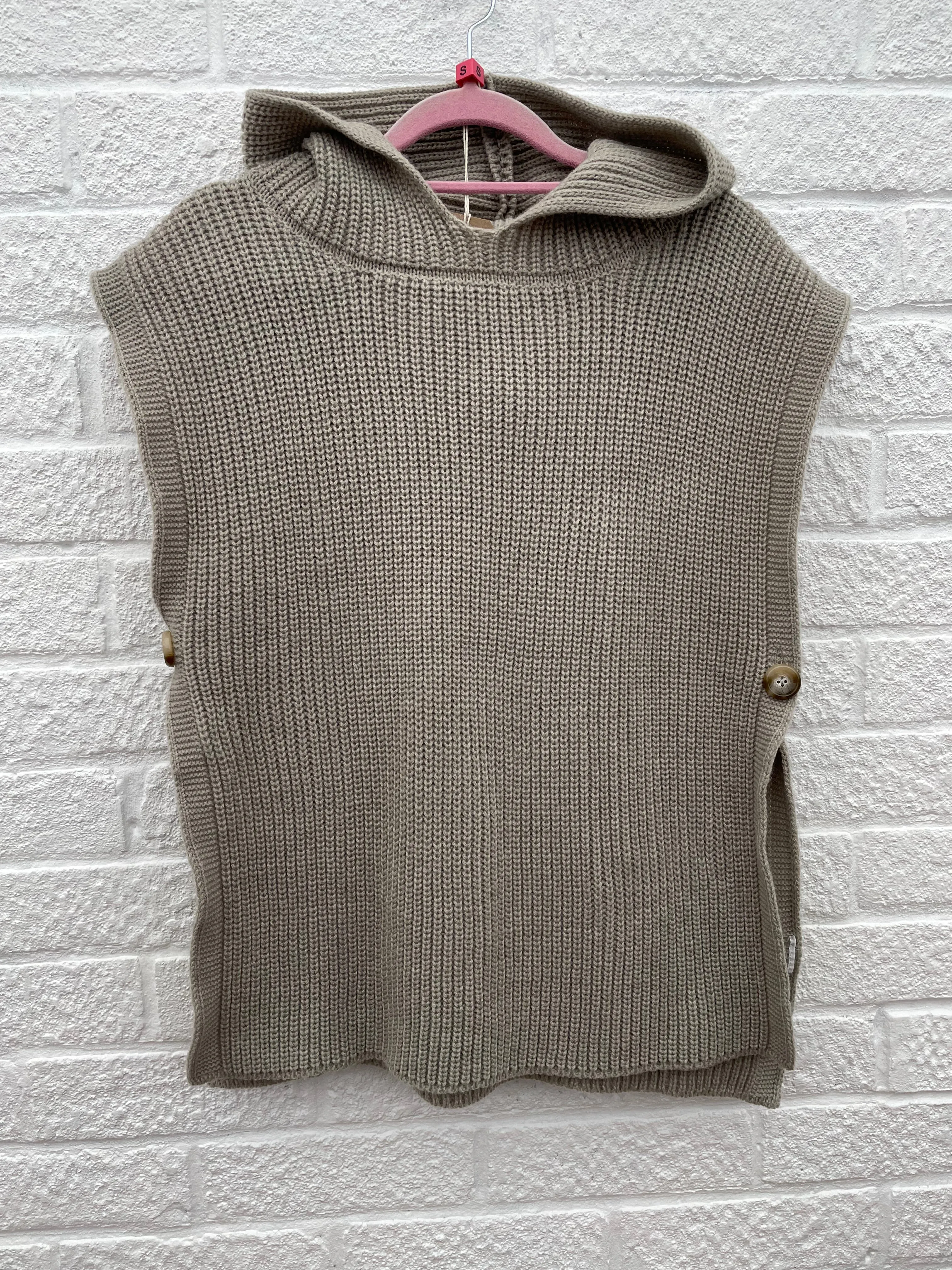 Cream Poncho Size Extra Small