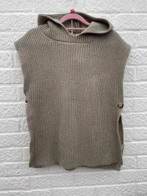 Cream Poncho Size Extra Small
