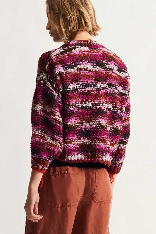 Raquel Allegra Highland Pullover Berry Multi