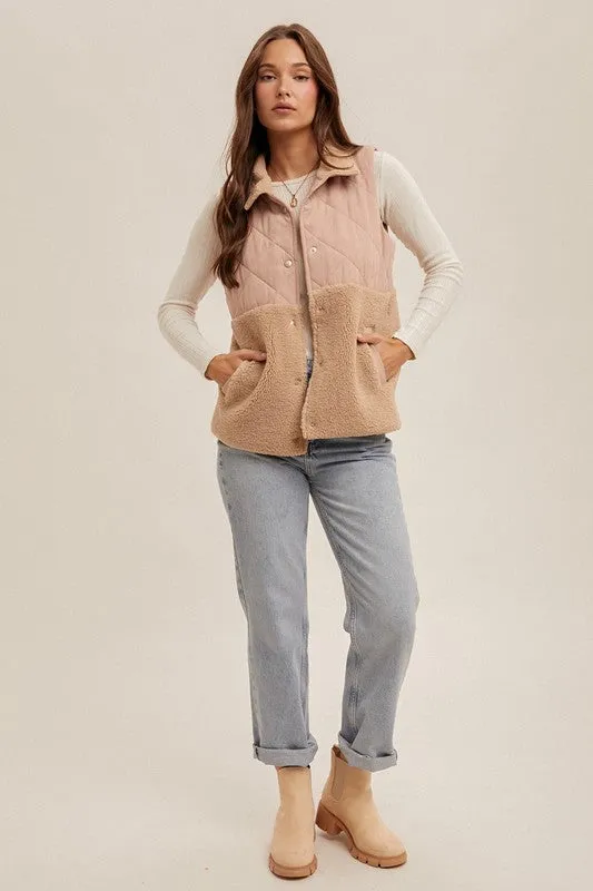Rosey Shearling Vest