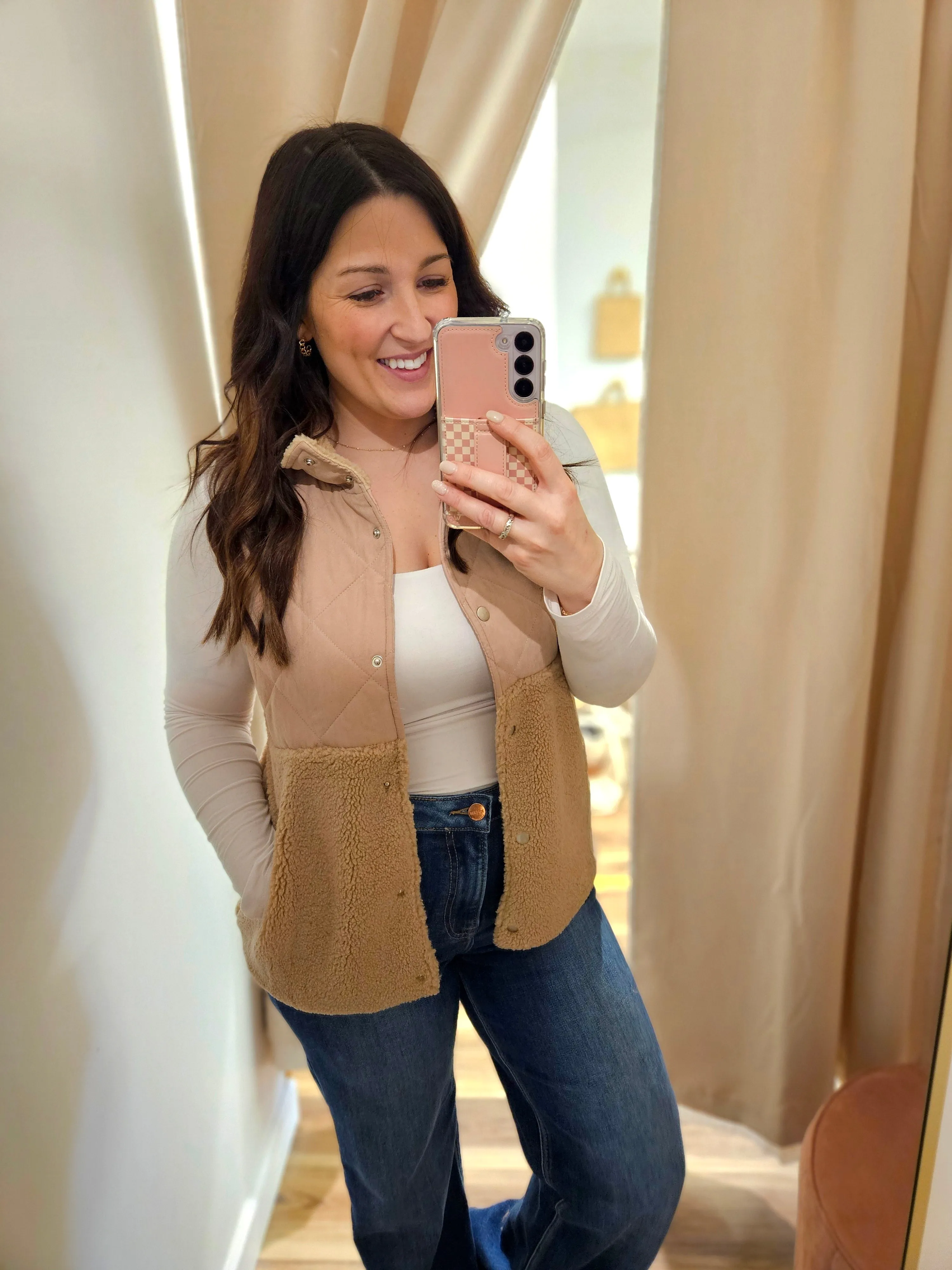 Rosey Shearling Vest