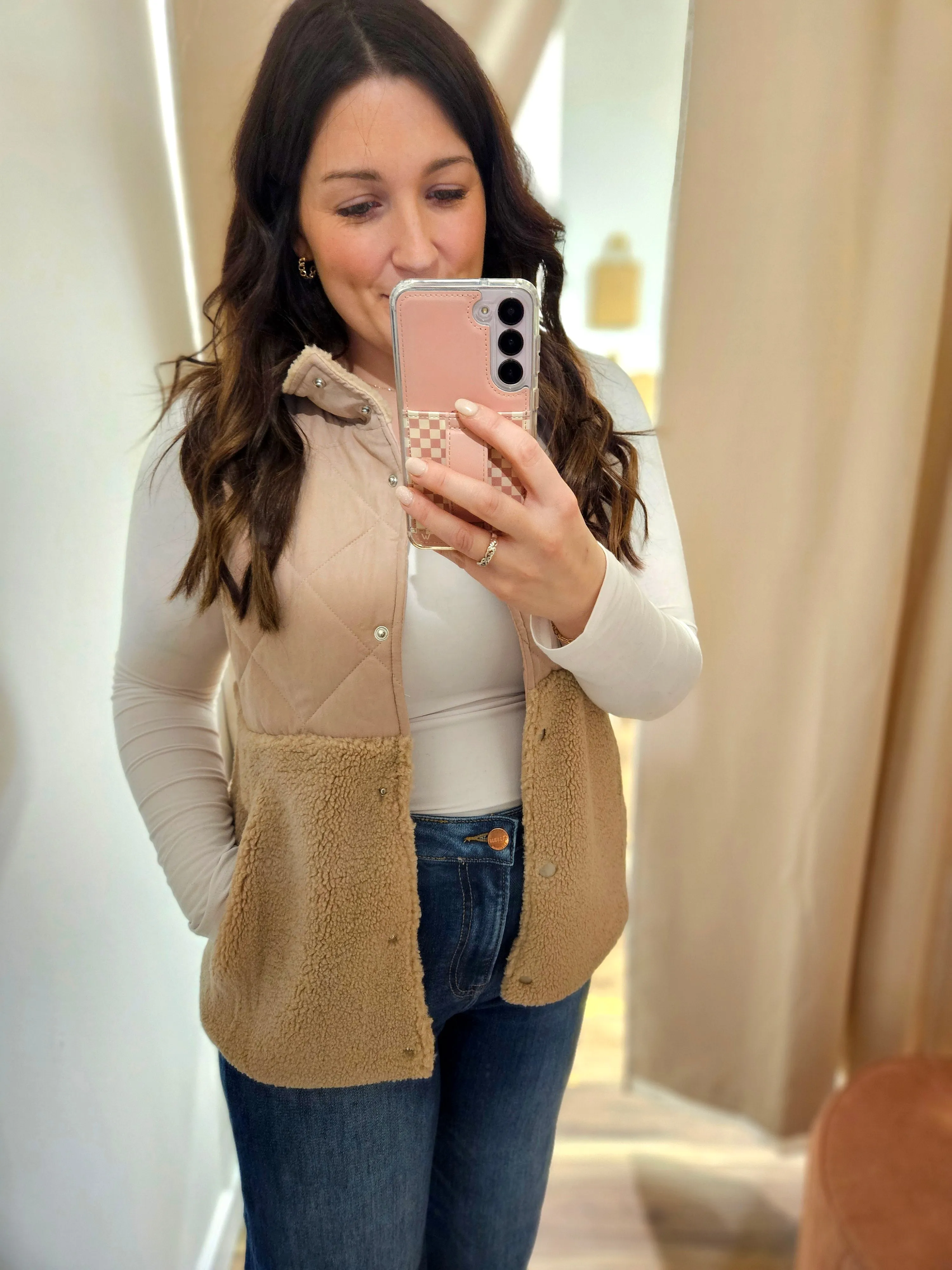 Rosey Shearling Vest