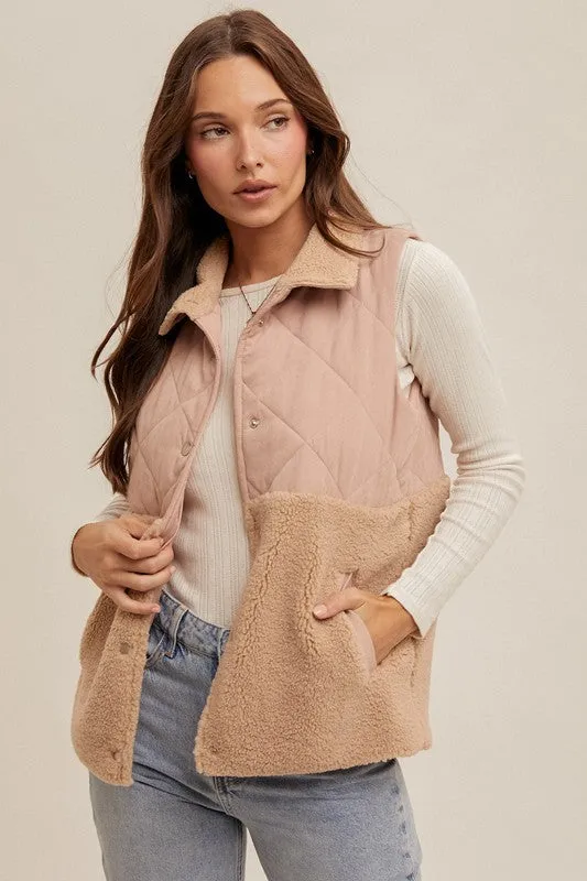 Rosey Shearling Vest