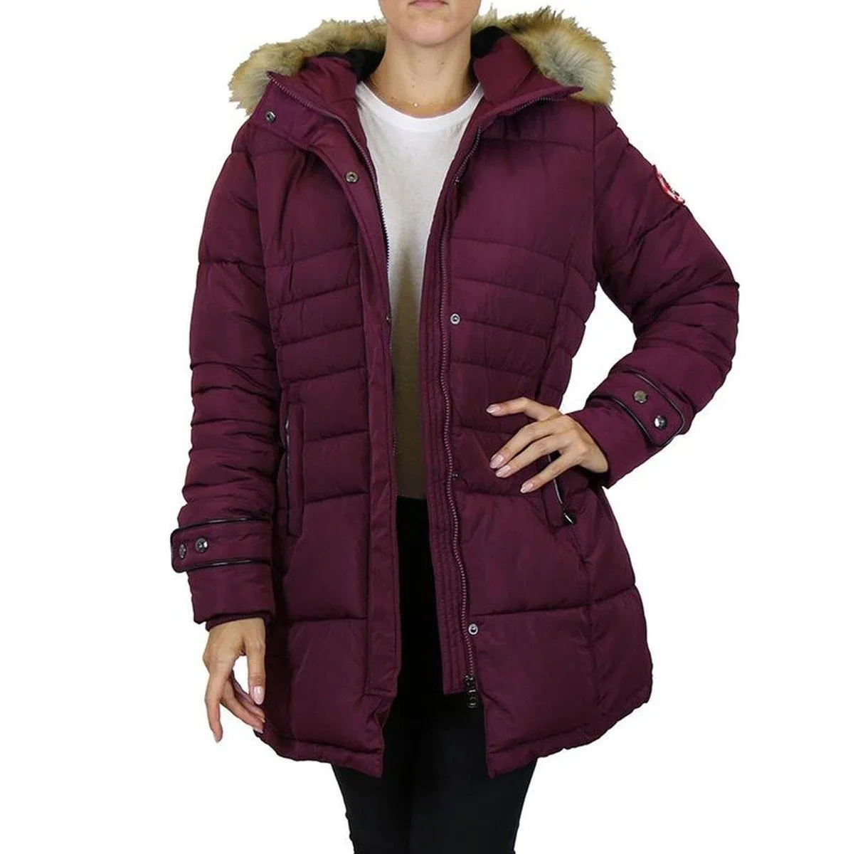 Spire By Galaxy Heavyweight Women's Parka with Hood