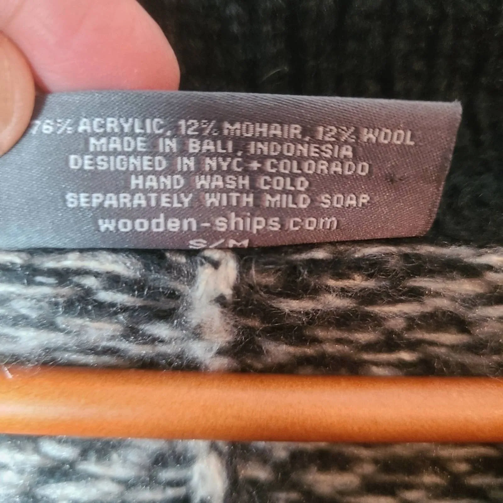 wooden ships knit pullover poncho
